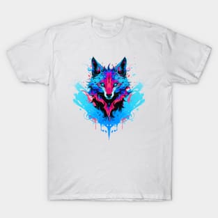 Howling at the Moon: Majestic Wolf Design T-Shirt